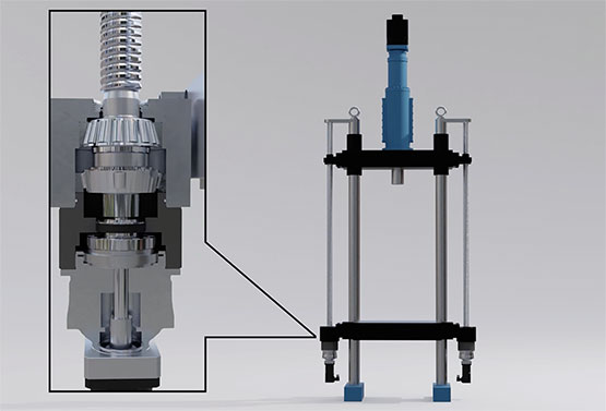 A Custom Product Testing Rig - Powered By Electro-Mechanical Actuators